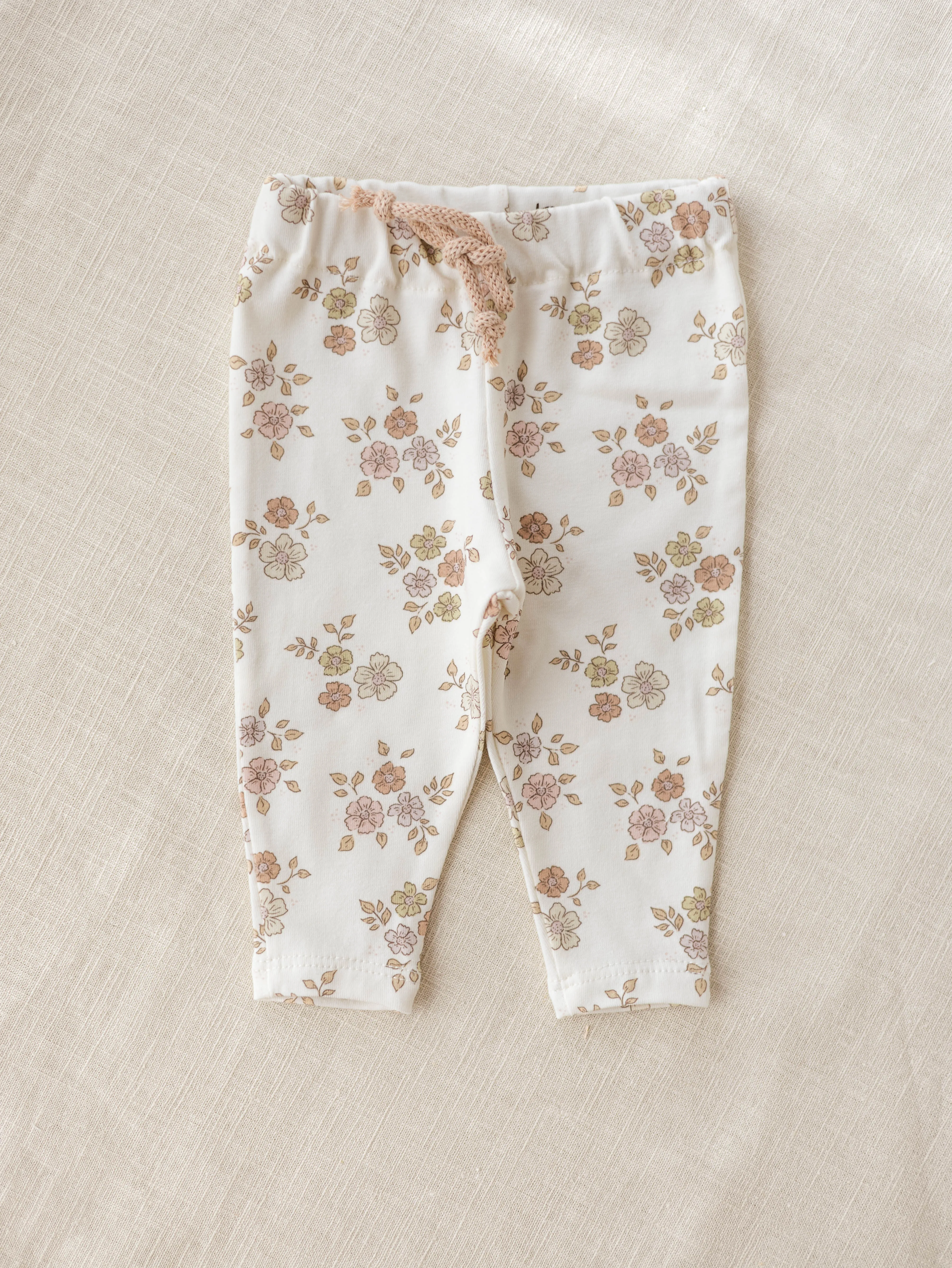 Baby leggings / Colorful Bouquets