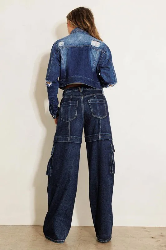 Cargo Wide leg Jeans