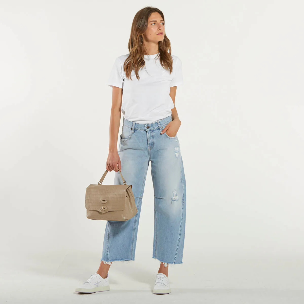 Cycle jeans aida crop sky blue