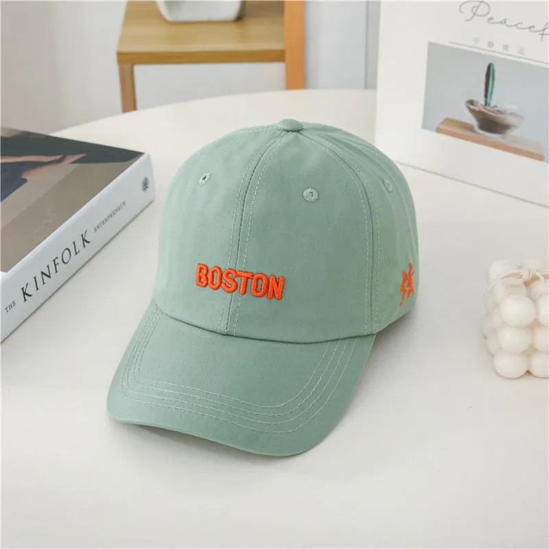 Fashion Women Cap Simple Letter Embroidery Baseball Cap For Women High Quality Female Streetwear Hat