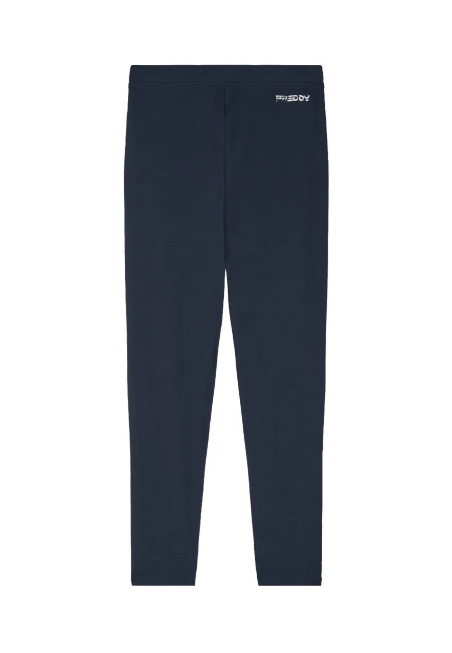 Freddy women's sports trousers Leggings 7/8 S4WBCP5 B94 blue