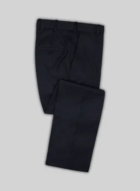 Lanificio Zegna Trofeo Jolge Blue Checks Wool Pants