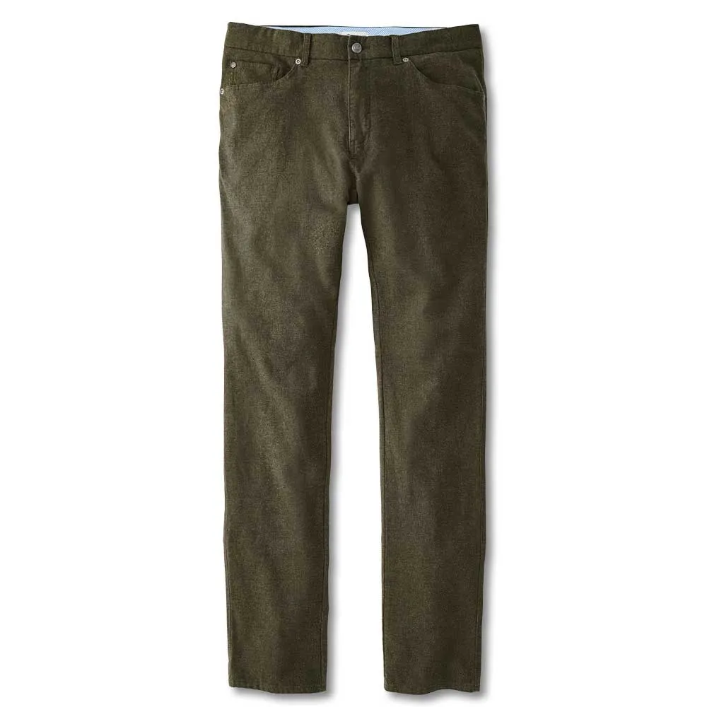 Peter Millar Men's Flannel Five-Pocket Pant
