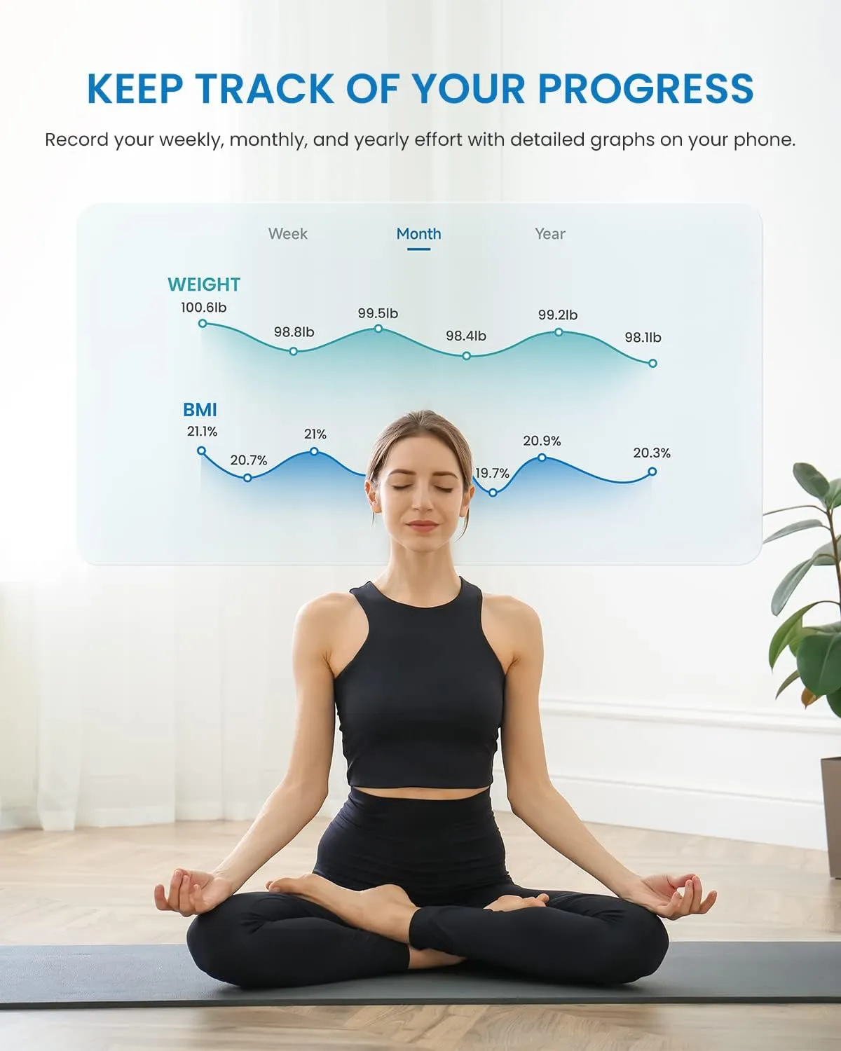 Solar Power Bluetooth Weight Scale
