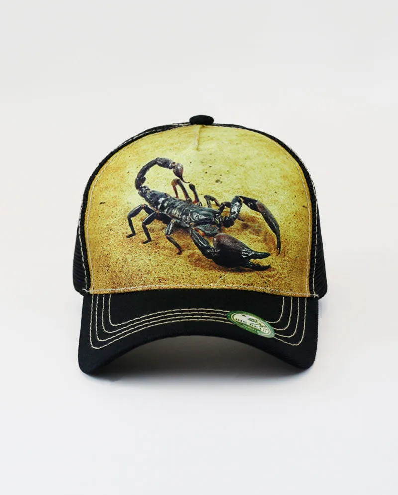 The Hat Depot - Scorpion Design Mesh Trucker Cap
