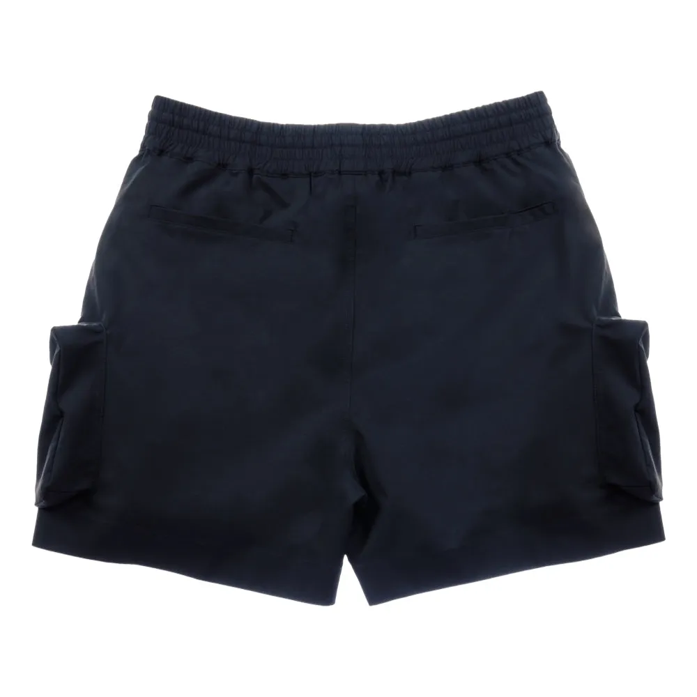 UNTITLED 002 NYLON CARGO SHORTS-BLACK
