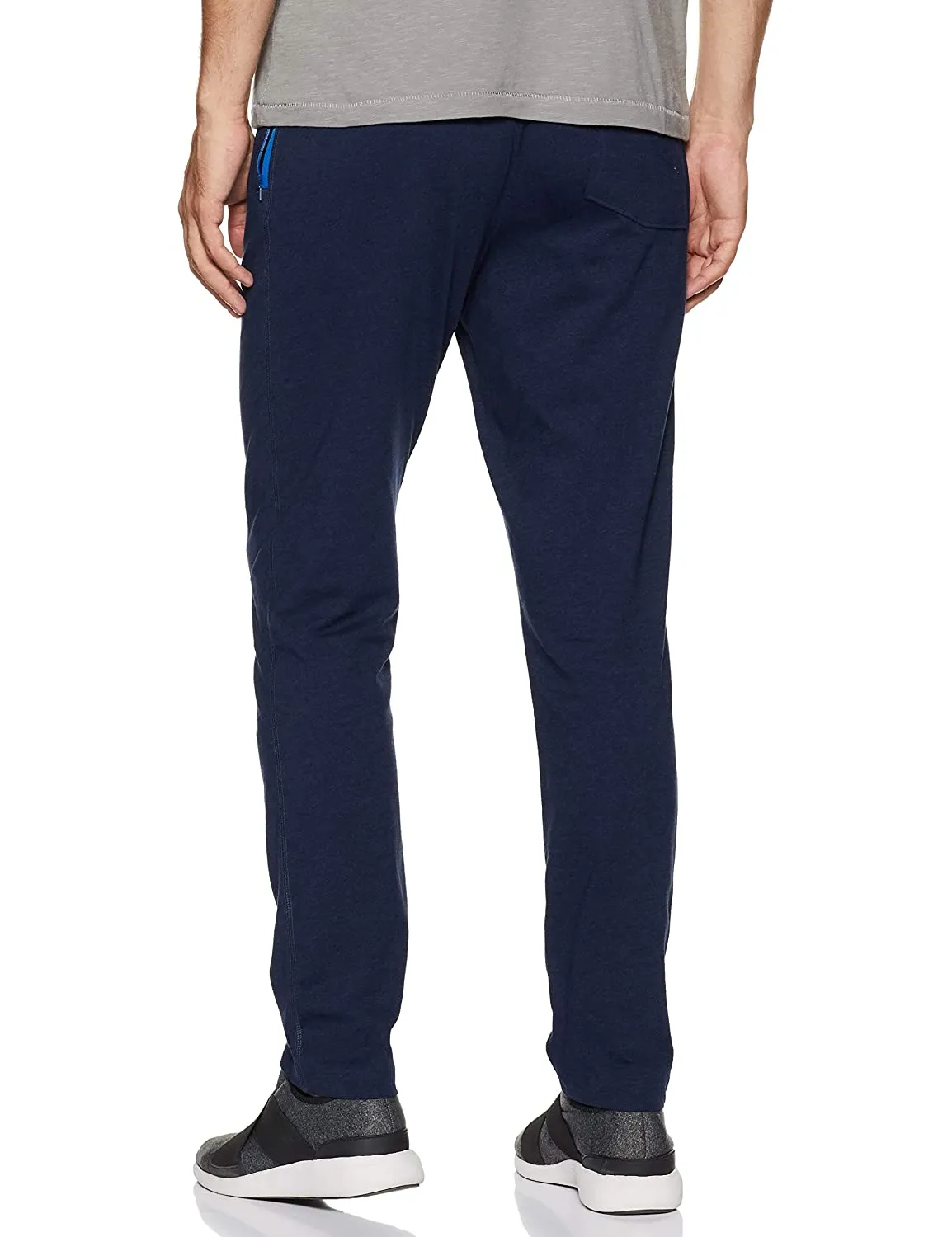 Van Heusen Slim Fit Casual Wear Men Track Pants Blue
