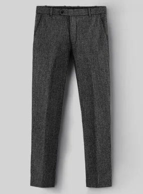 Vintage Gray Macro Weave Tweed Pants