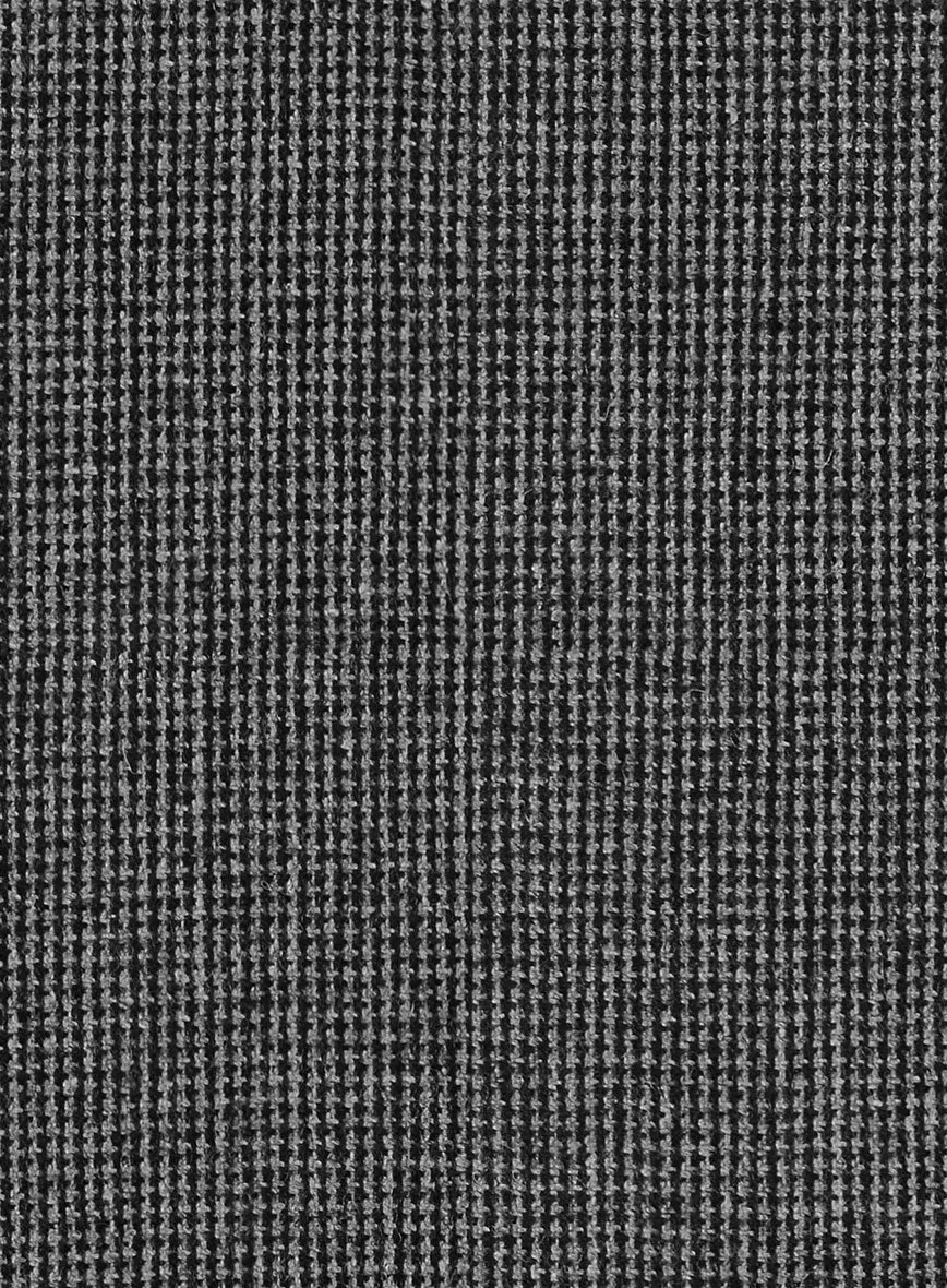Vintage Gray Macro Weave Tweed Pants